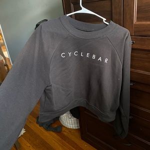 Cyclebar cropped sweatshirt size Medium